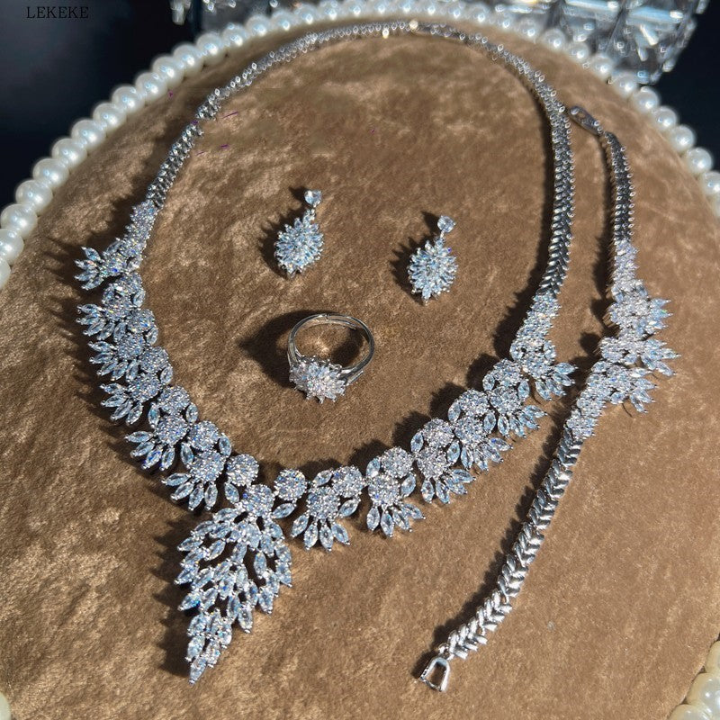 Zircon Pendant Necklace