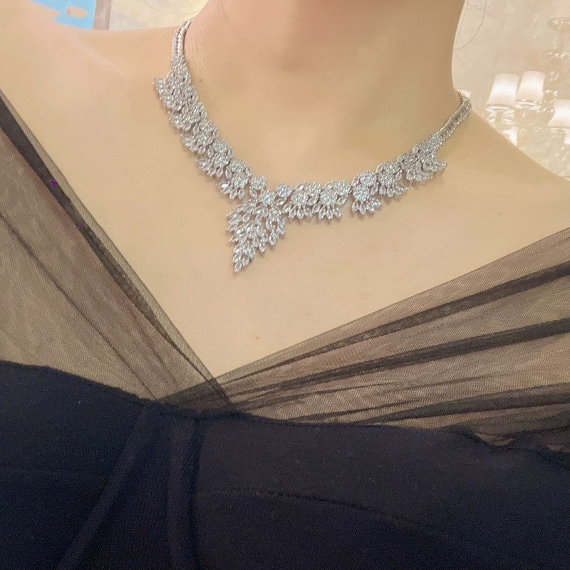 Zircon Pendant Necklace